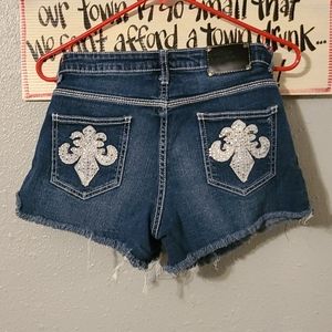 Blue jeans shorts